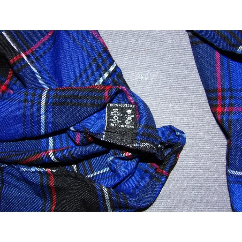 DIXXON Flannel Co. Camp Crystal Lake Plaid Button Up Shirt Women's Small - Picture 9 of 10